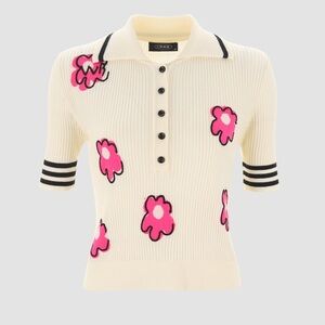 Knit Polo Sweater || Cider